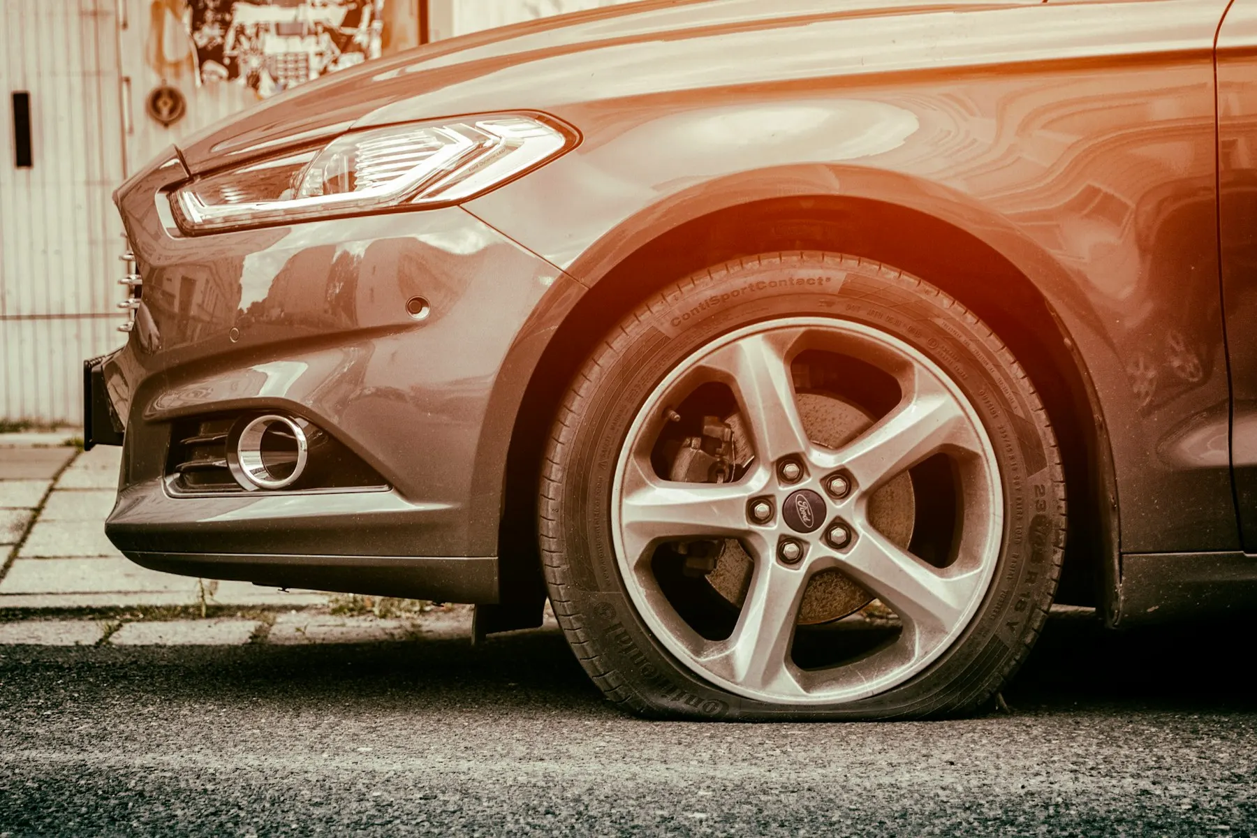 Sichtbares Problem am Fahrzeug